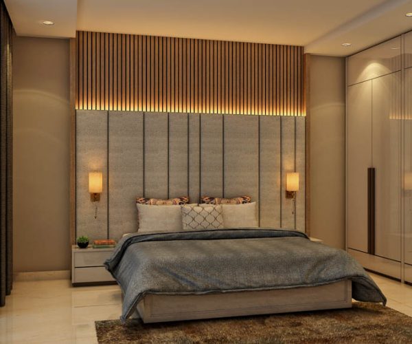 Sleek & simple cupboard design that blends in with the walls - Beautiful Homes